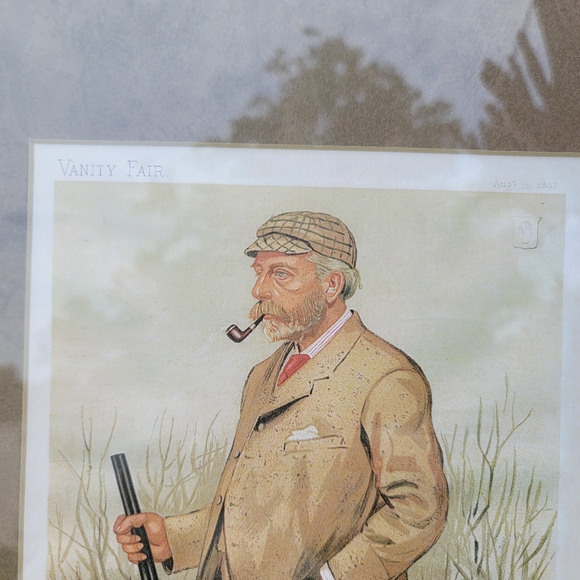 Framed Vintage Vanity Fair printed in August 10th 1893. - Picture 3 of 11